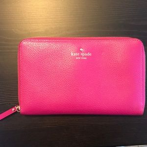 kate spade grand street travel wallet
